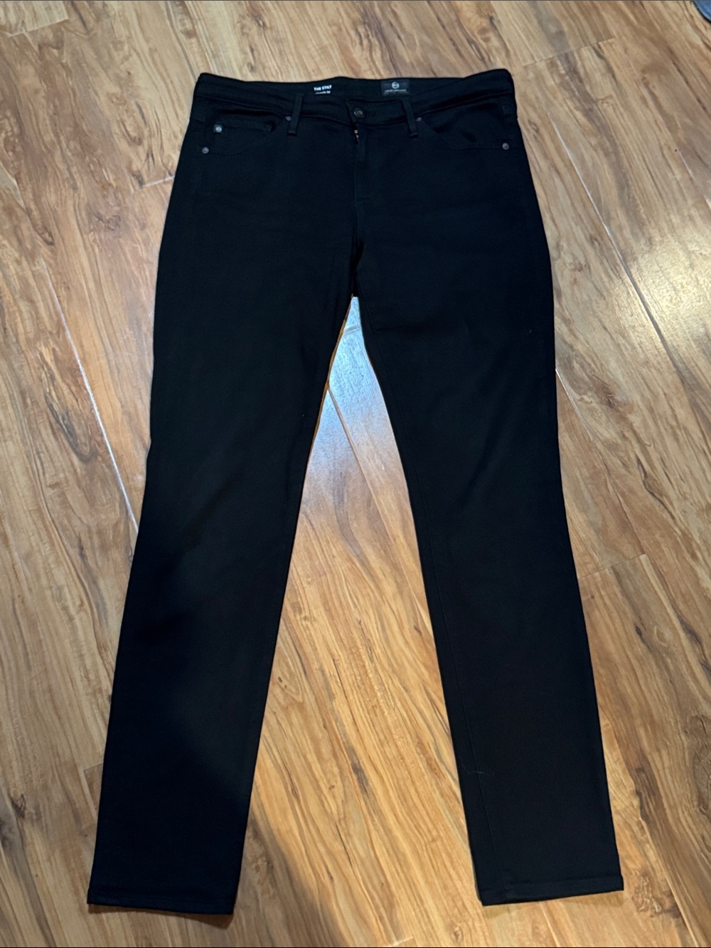 Ag Adriano Goldschmied Black Slim Men's Jeans